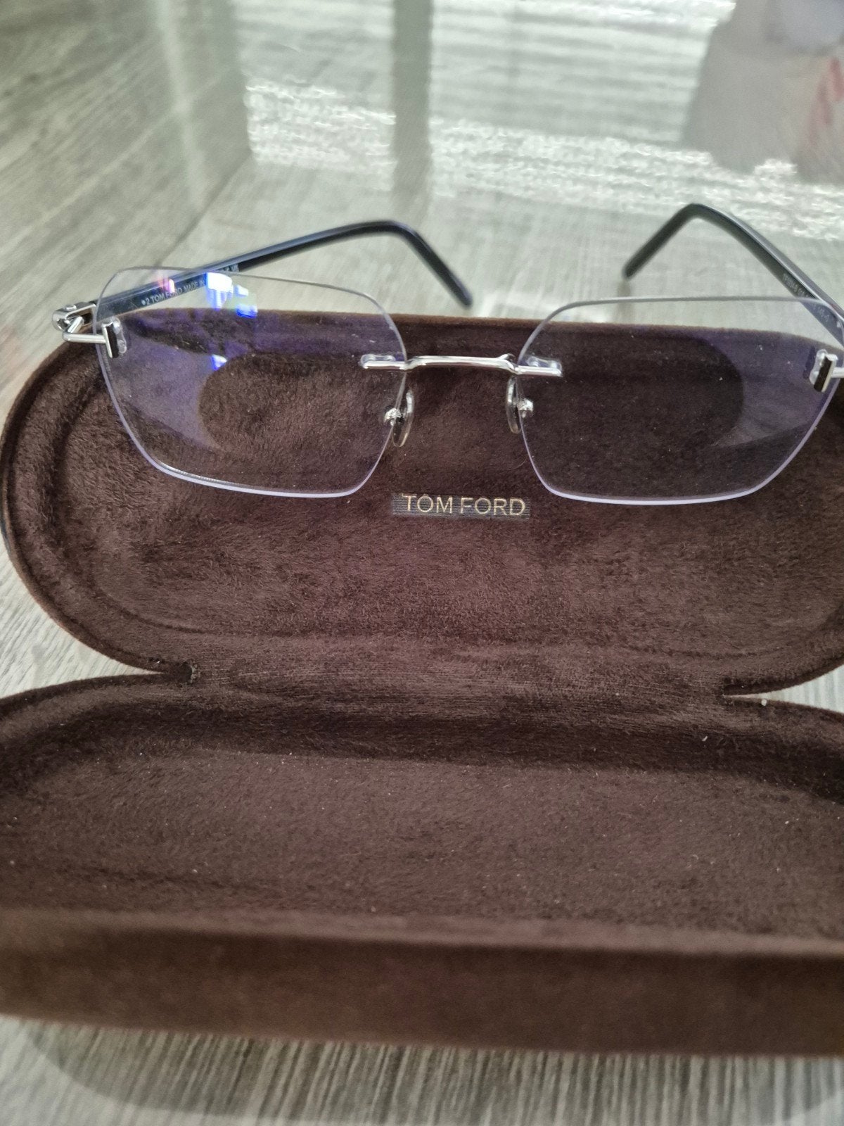 Tom Ford - randloos/glas bril, Ophalen of Verzenden