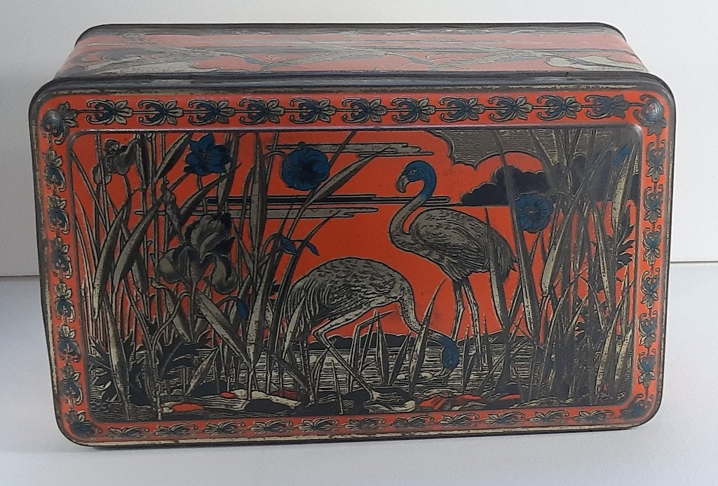 005b-Zeldzaam en bijzonder mooi blik, Art Deco blik., Verzamelen, Blikken, Ophalen of Verzenden, Zo goed als nieuw, Overige, Overige merken