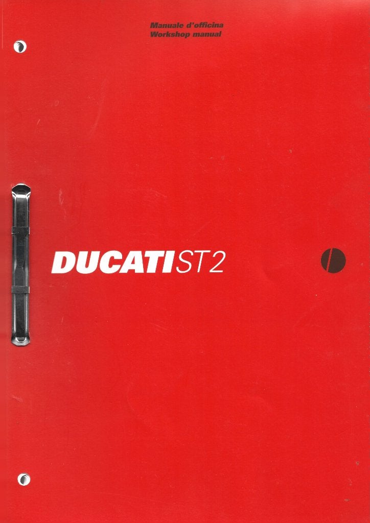 Ducati ST2 workshop manual (5609z) motor, Motoren, Handleidingen en Instructieboekjes, Ducati, Verzenden
