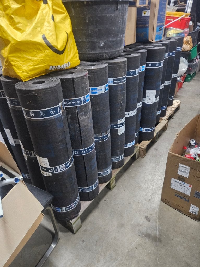 rollen dakleer, Ophalen, Overige materialen, Zwart, Nieuw