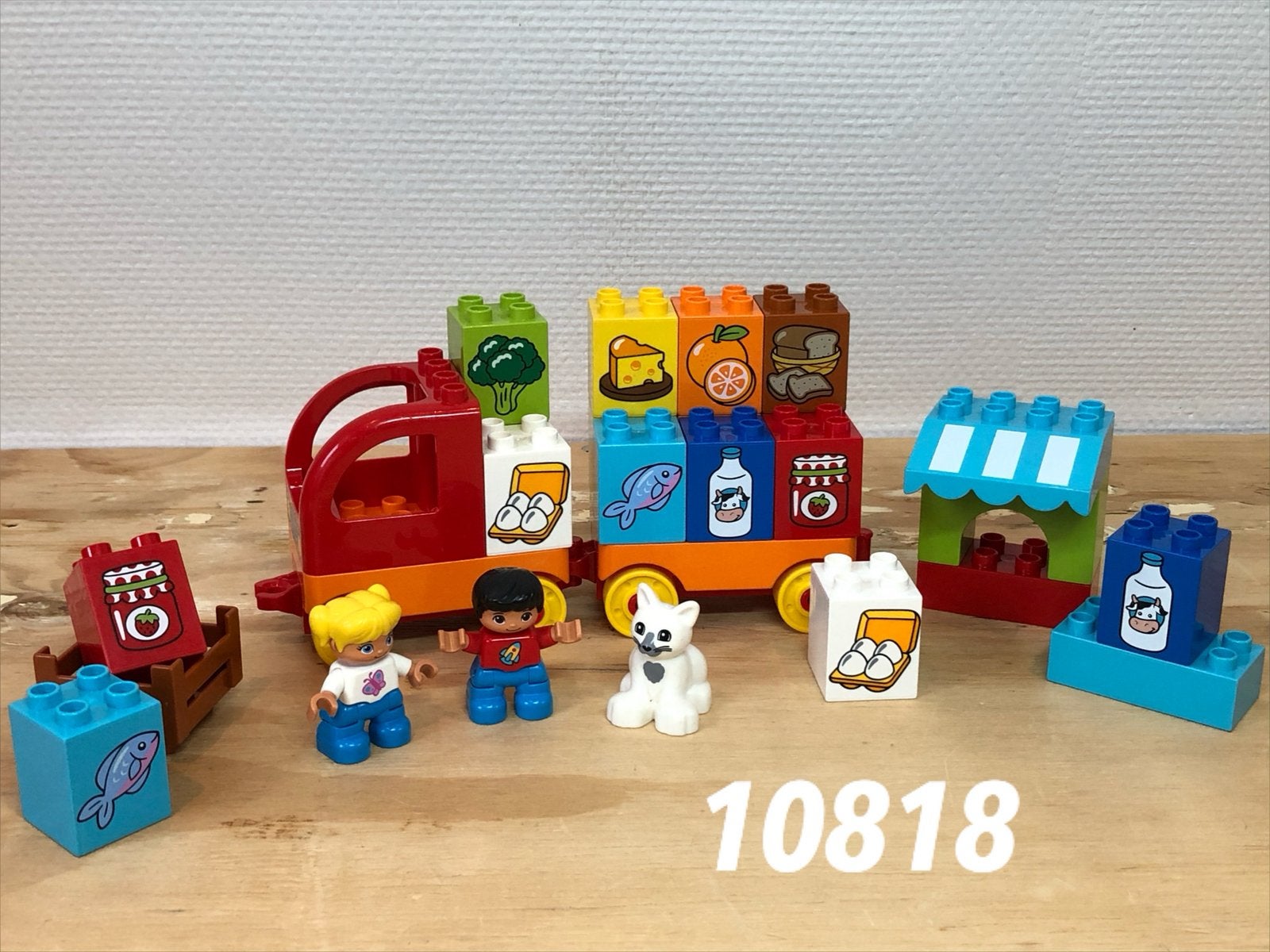 Duplo eerste vrachtwagen 10818 (compleet) 1, Ophalen of Verzenden, Zo goed als nieuw, Complete set, Duplo