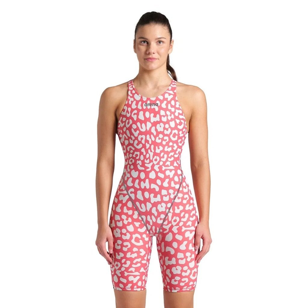 Nieuwe Arena W Powerskin ST Next LE OB Leopard Skin Geranium, C.da Cisterna, 84/85 62029 Tolentino (MC) Italië, Arena, Nieuw, Badpak