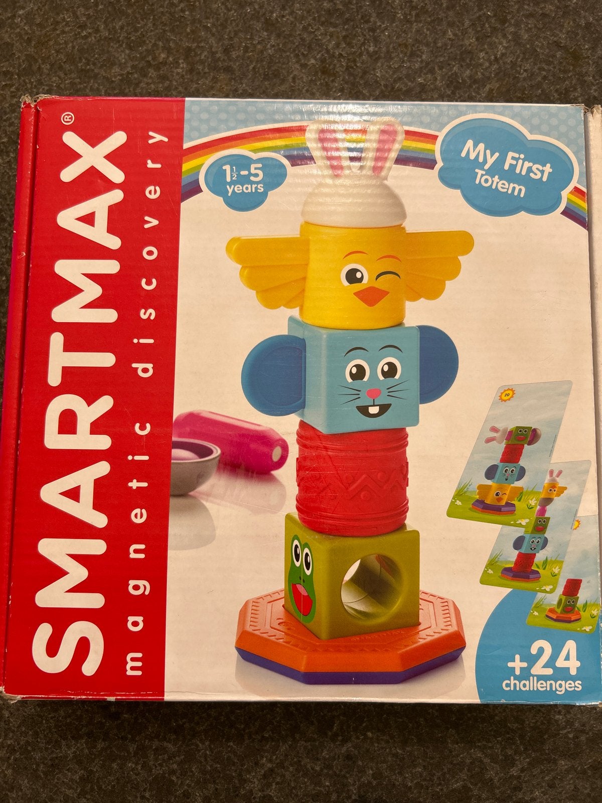 SmartMax My First Totem - Magnetisch Bouwspeelgoed, Ophalen of Verzenden, Zo goed als nieuw, Overige merken