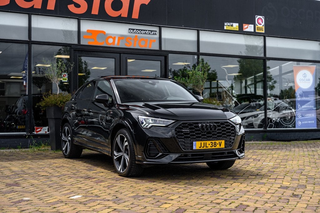 Audi Q3 SPORTBACK 45 TFSI quattro edition one|Pano|Leder|S-L, Auto's, Gebruikt, 4 cilinders, 1984 cc, Zwart