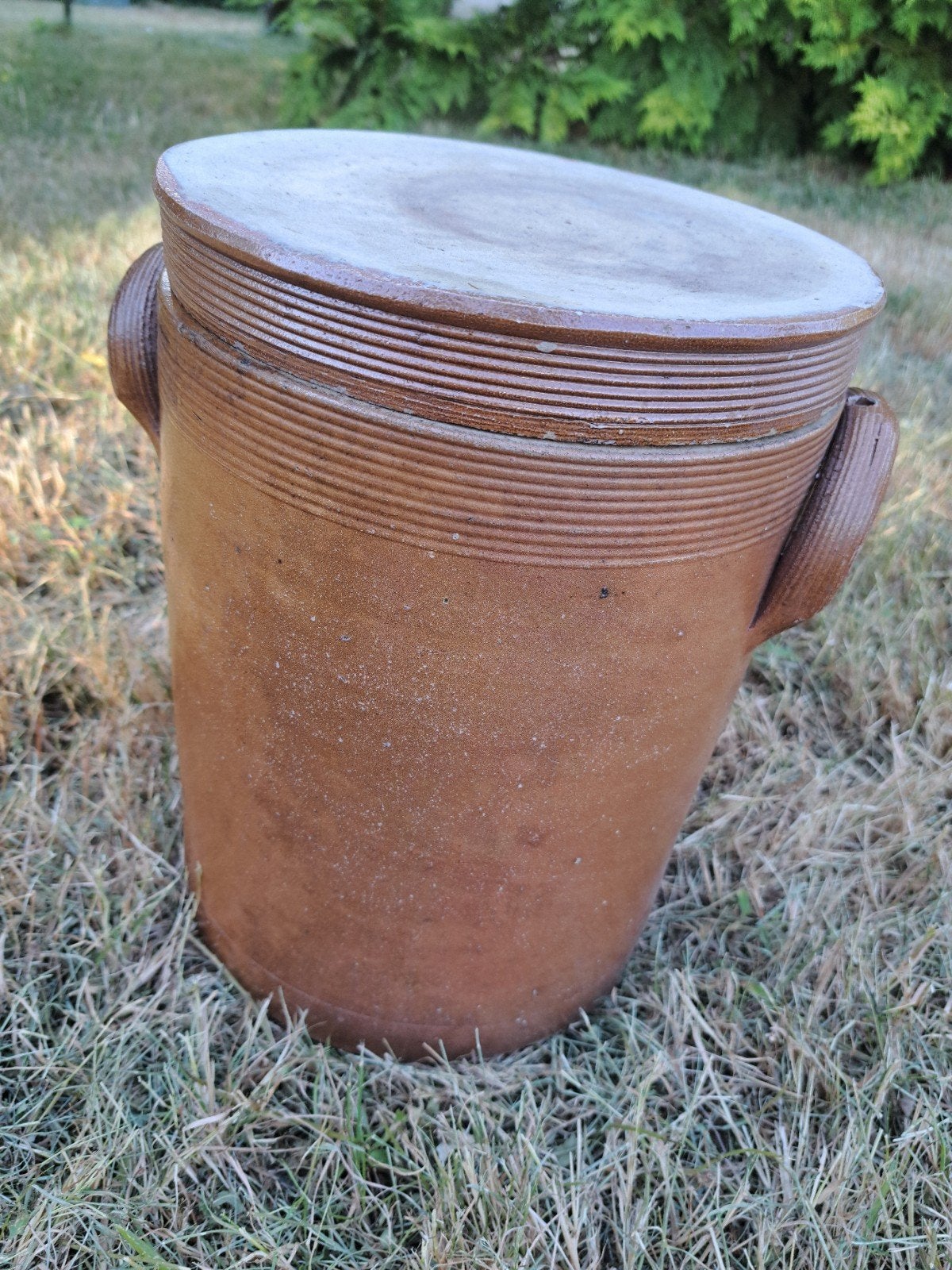 Originele Franse gres potten - 30 cm hoog  €25 per stuk., Antiek en Kunst, Antiek | Keramiek en Aardewerk, Ophalen of Verzenden