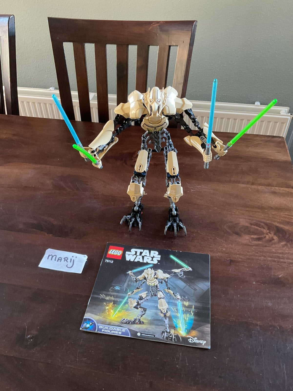 Lego 75112 Star Wars General Grievous, Inclusief instructies, Star Wars, Lego, Ophalen of Verzenden