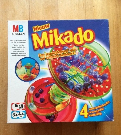 Mikado, Een of twee spelers, Ophalen of Verzenden, Gebruikt, MB spellen