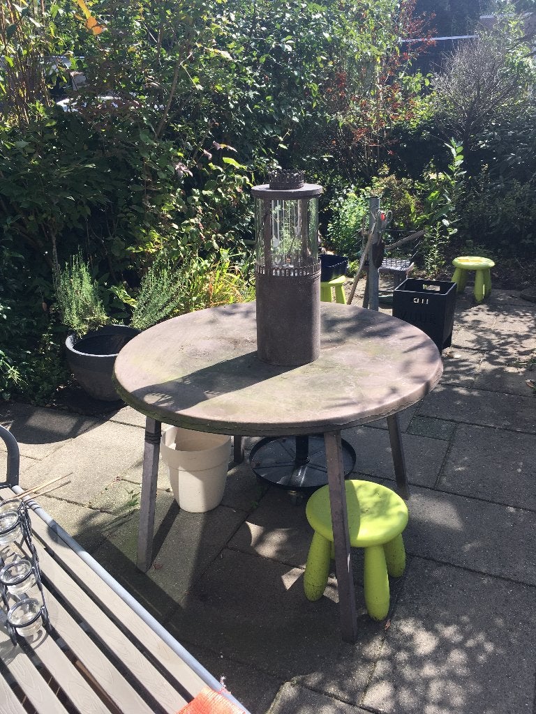 riverdale op olie brandende lamp draagbaar met glas, Antiek en Kunst, Ophalen