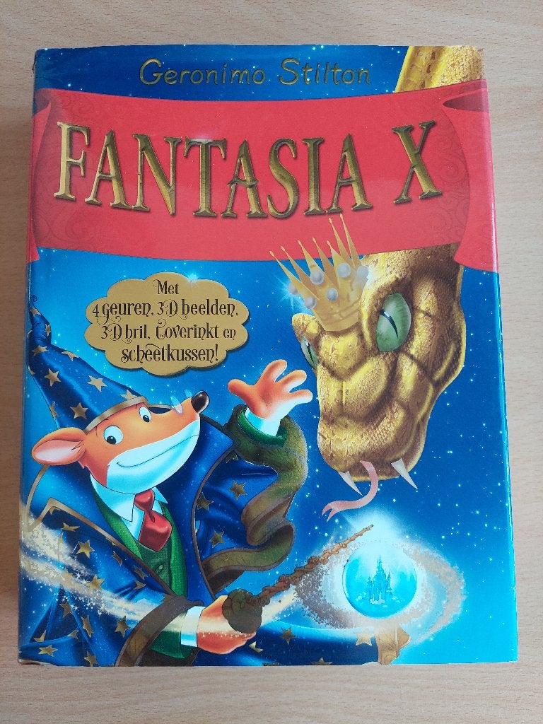 Aangeboden zgan leesboek Fantasia X, Ophalen, Fictie algemeen, Geronimo Stilton, Zo goed als nieuw