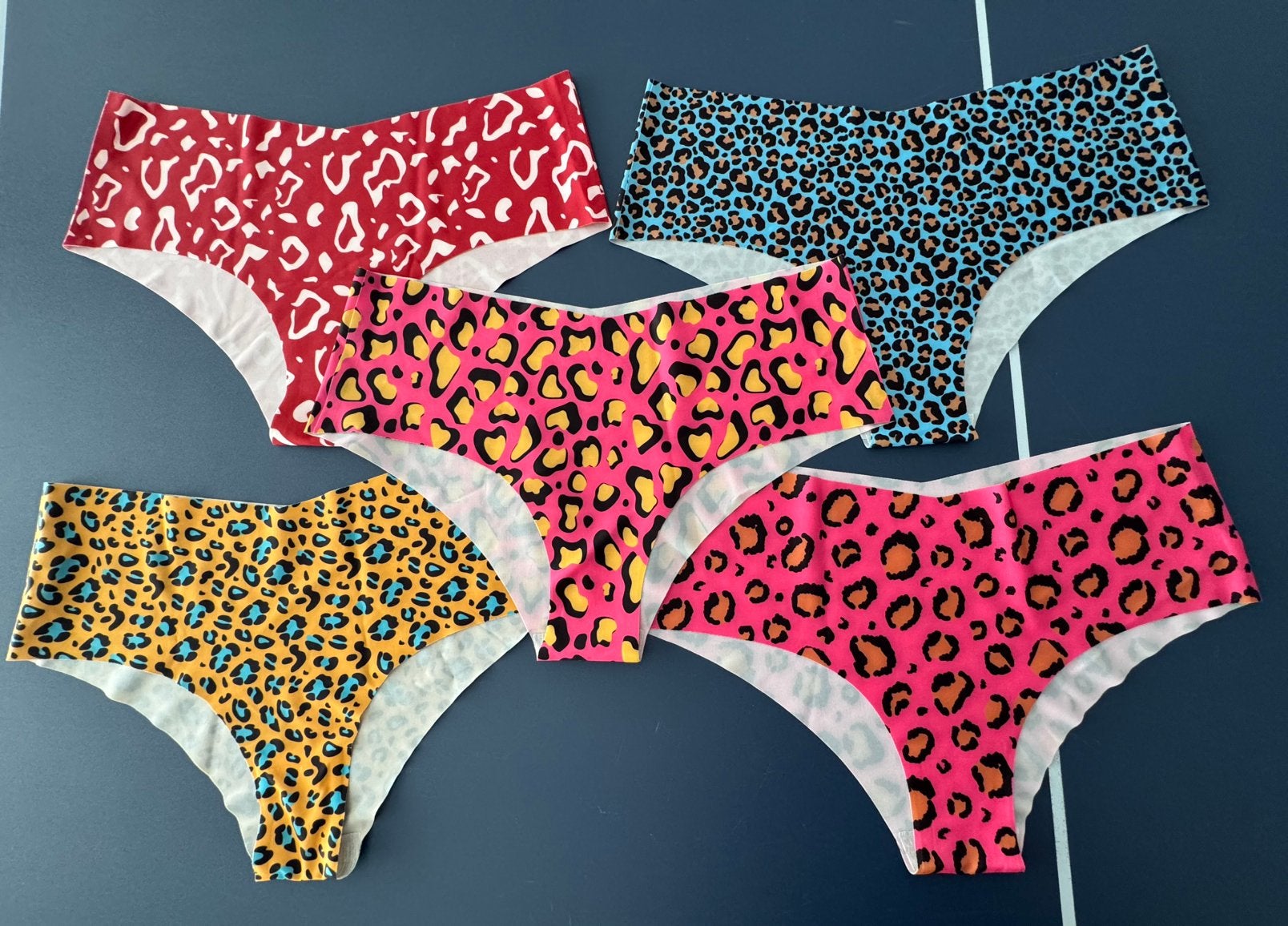 Nieuw set van 5 gladde onderbroeken xl panterprint, Ophalen of Verzenden, Overige kleuren, Slip