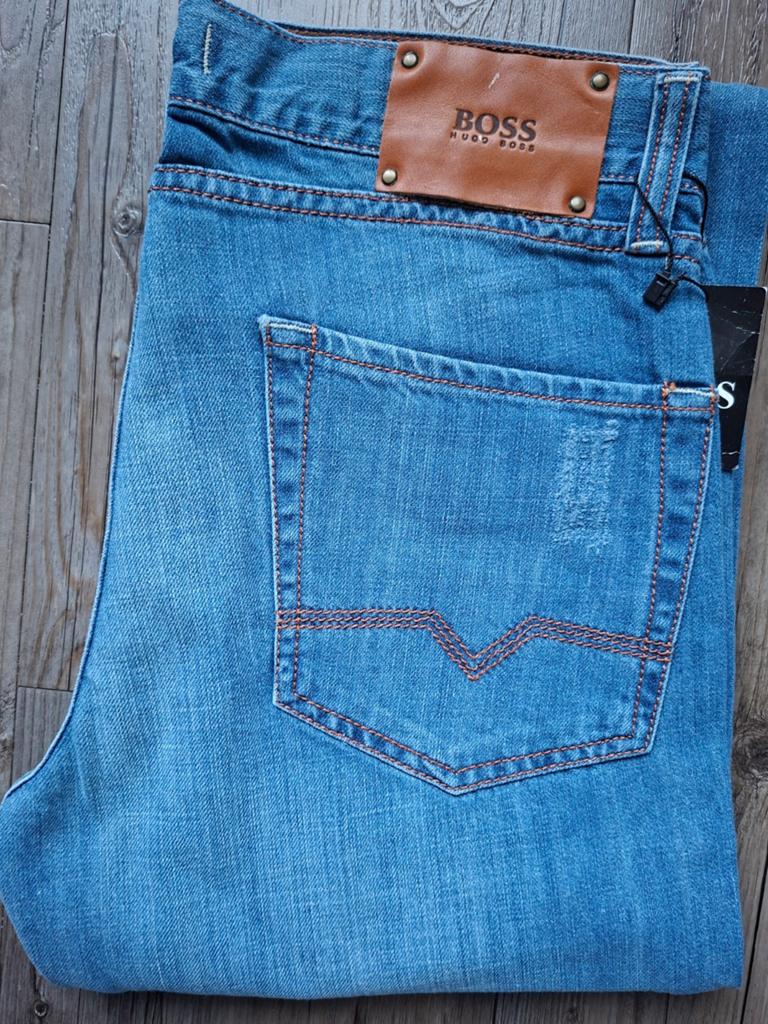 HUGO BOSS regular fit jeans W31 L34, Kleding | Heren, Spijkerbroeken en Jeans, Blauw, Nieuw, W32 (confectie 46) of kleiner, Ophalen of Verzenden