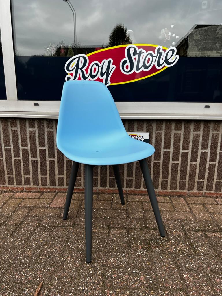 12 trendy tuinstoelen licht blauw, Roystore.nl@gmail.com, Ophalen of Verzenden, Roystore, Roystore