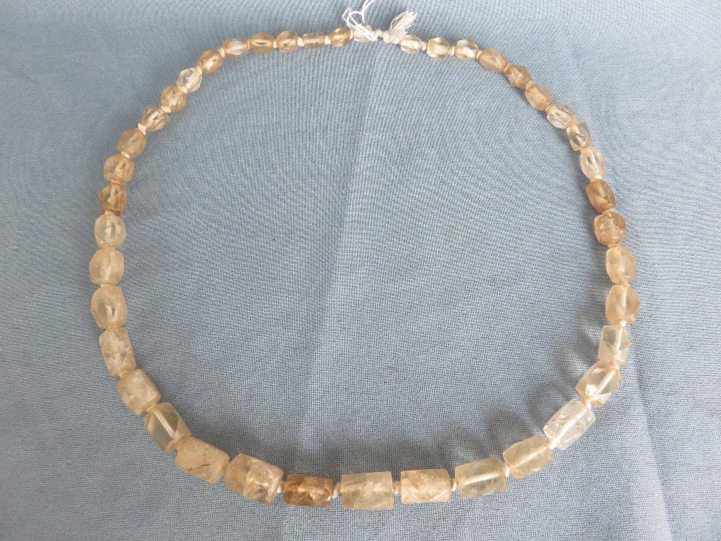 Antieke kralen ketting  bergkristal - India - 18e - 19e eeuw, Ophalen of Verzenden, Overige materialen, Ketting