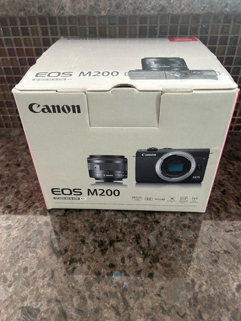 Canon EOS M200 EF-M15-45mm Black, Audio, Tv en Foto, Canon, Overige typen, Ophalen of Verzenden, Zo goed als nieuw