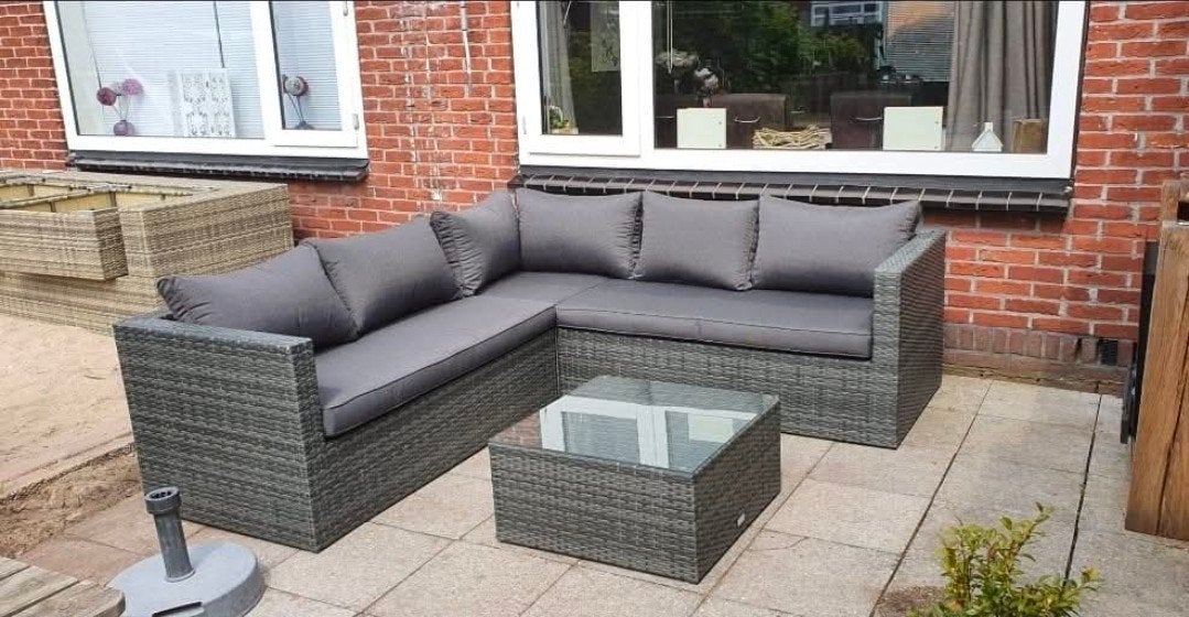 Loungebank kussens te koop, Ophalen, Gebruikt