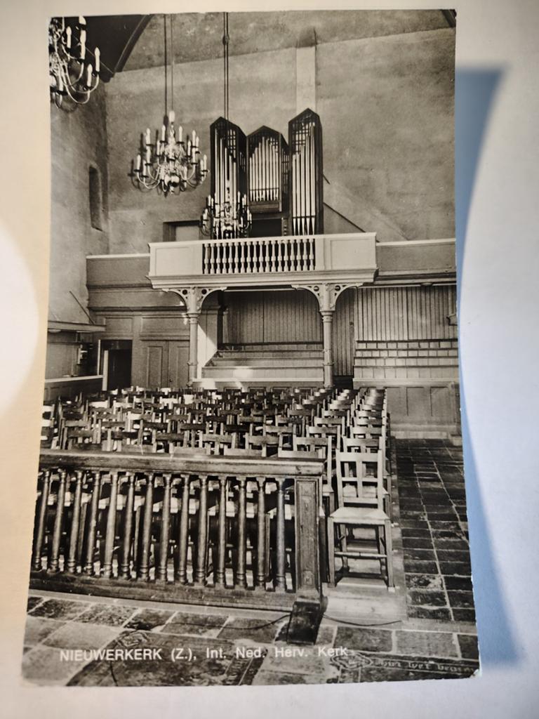 Nieuwerkerk Int. Ned. Herv. Kerk, Verzamelen, Ansichtkaarten | Nederland, Ophalen of Verzenden