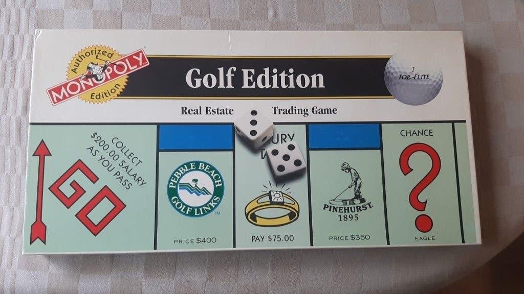 bordspel nieuw Monopoly Golf Monopolie 2e editie, Vijf spelers of meer, Ophalen of Verzenden, Nieuw, Monopoly