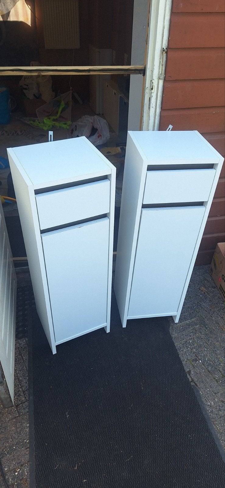 2 Waskasten met lade en wasmand, Ophalen of Verzenden, Gebruikt
