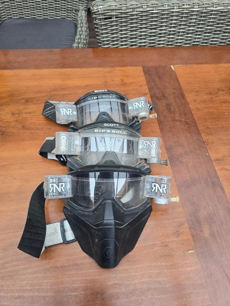 Scott face bril full face mask, Auto diversen, Autosport-onderdelen, Ophalen of Verzenden