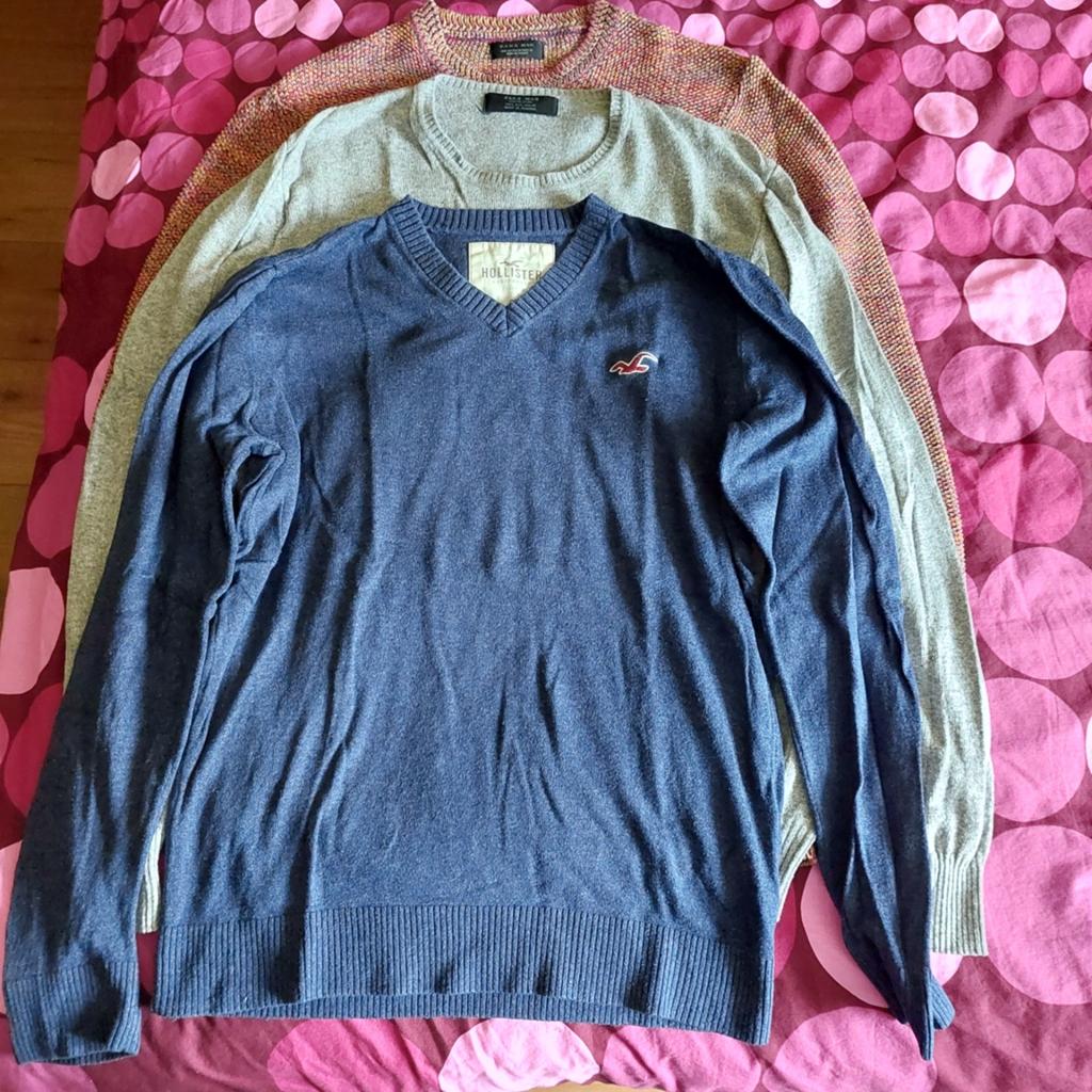 3x Mannen Truien S/M - Zara & Hollister, Ophalen of Verzenden, Gedragen, Maat 46 (S) of kleiner, Zara, Hollister