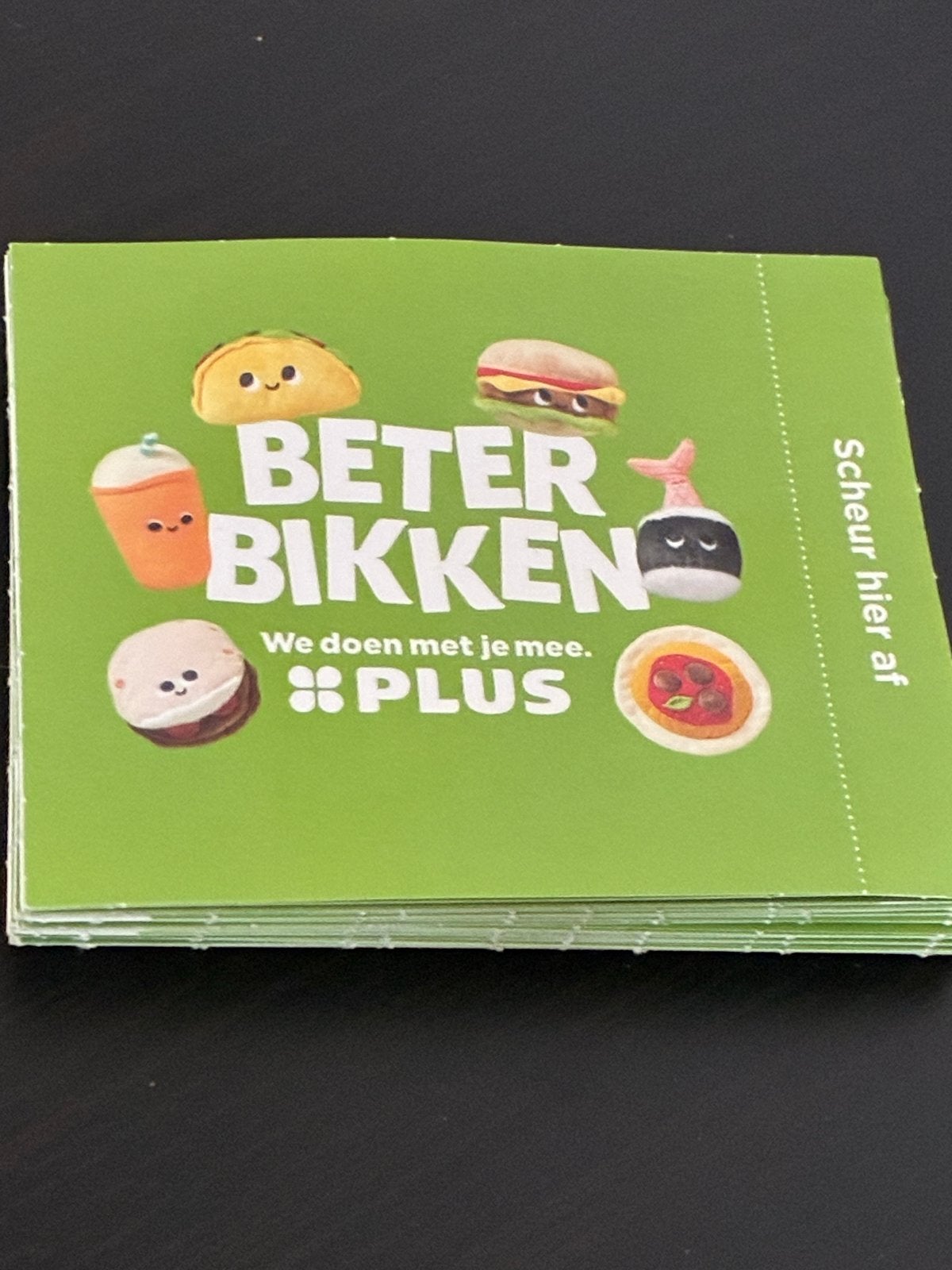 PLUS Beter Bikken 10 spaarkaartjes - We doen met je mee., Plus, Ophalen of Verzenden