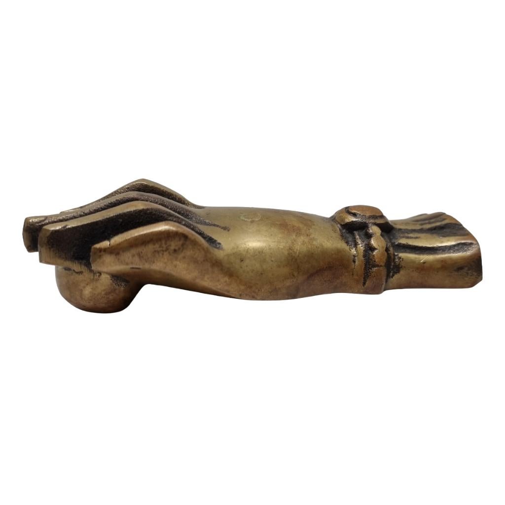 Bronzen hand press paper, Ophalen of Verzenden