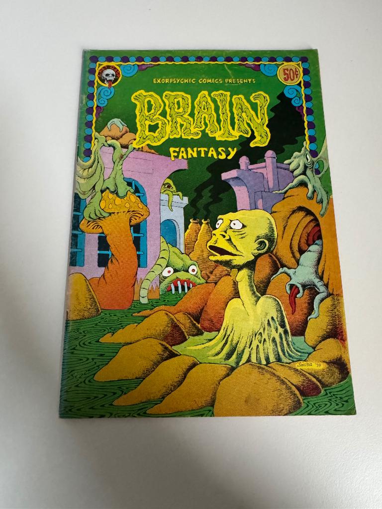 Brain Fantasy underground comix 1972 – Exorpsychic Comics, Amerika, Verzenden, Rick Shubb, Gelezen