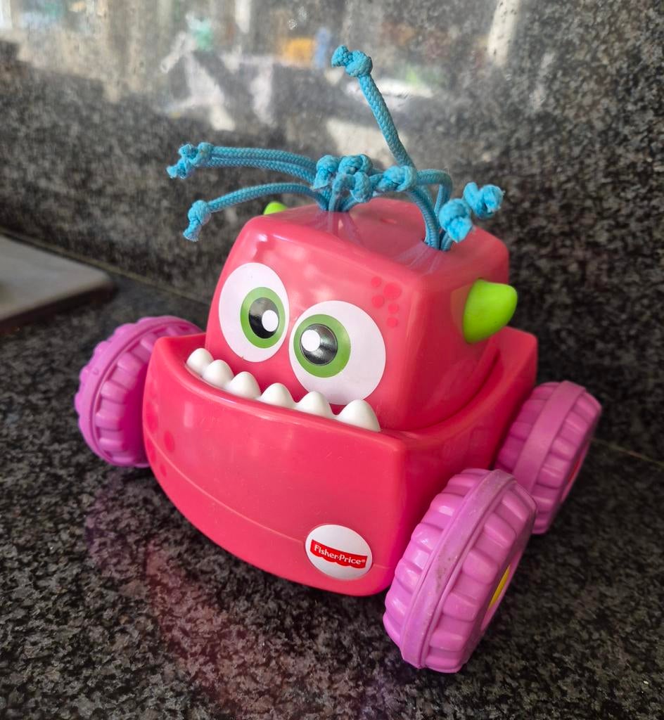 Fisher-Price Monster Truck Speelgoed - Roze, Ophalen of Verzenden, Zo goed als nieuw, Auto of Voertuig
