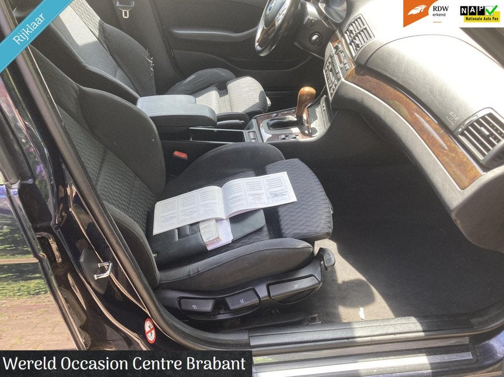 BMW 3-serie 325i Executive automaat, Auto's, Automaat, Gebruikt, Blauw, Origineel Nederlands