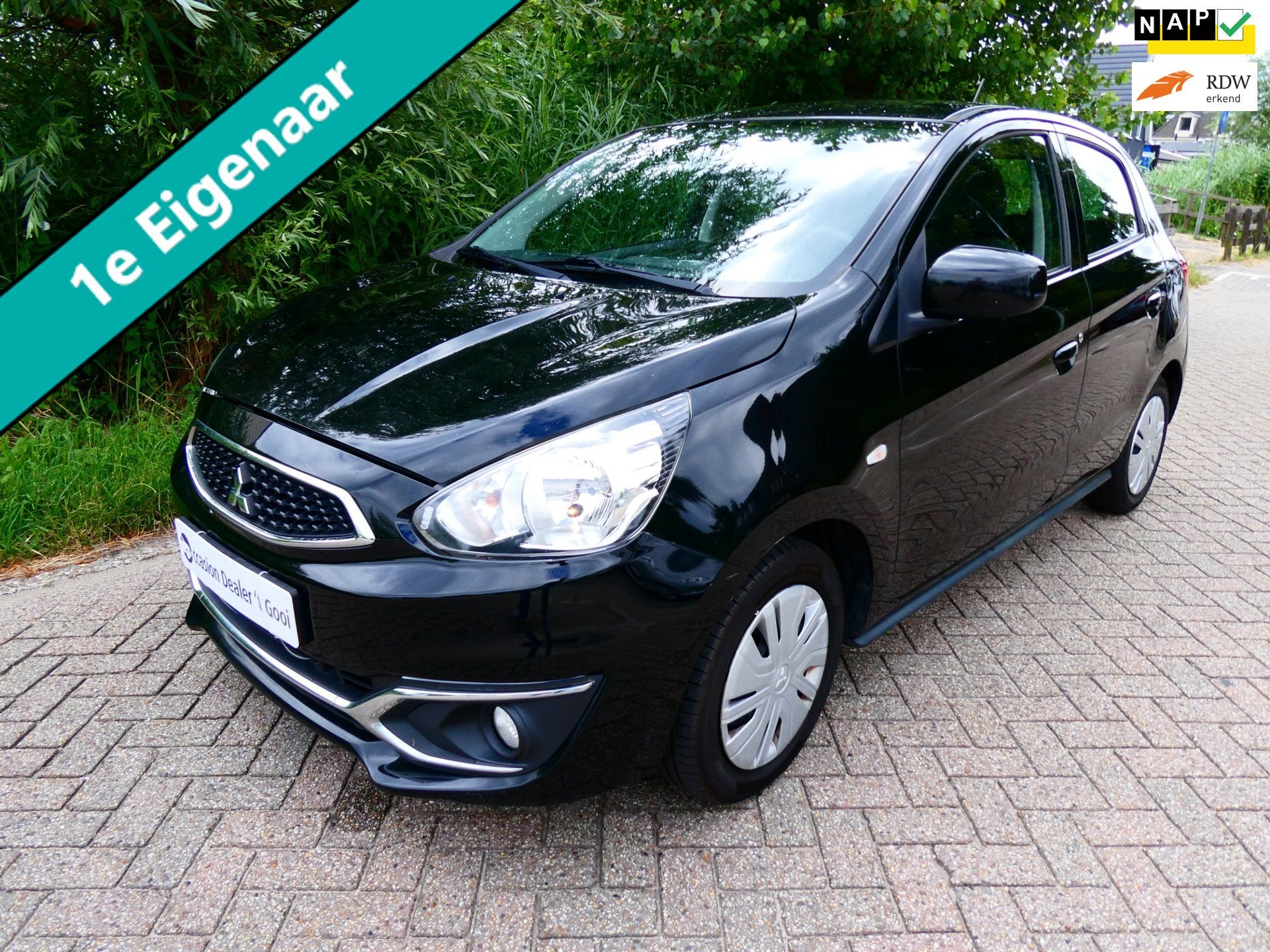 Mitsubishi Space Star 1.0 Cool+ Automaat Airco 1e eigenaar Z, Auto's, Stof, Gebruikt, Euro 6, 840 kg