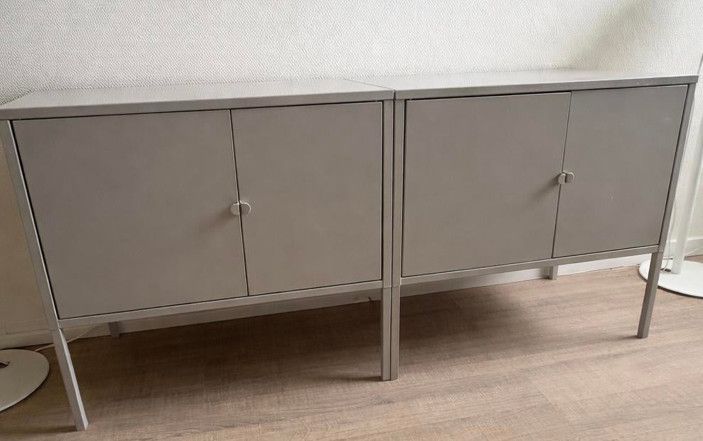 IKEA Lixhult metalen kasten, Ophalen, Zo goed als nieuw