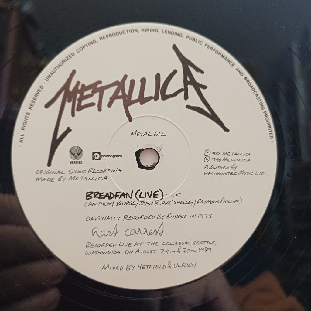 Metallica - Harvester of Sorrow / One / Breadfan (Live), Heavy metal, Ophalen of Verzenden, Zo goed als nieuw, EP