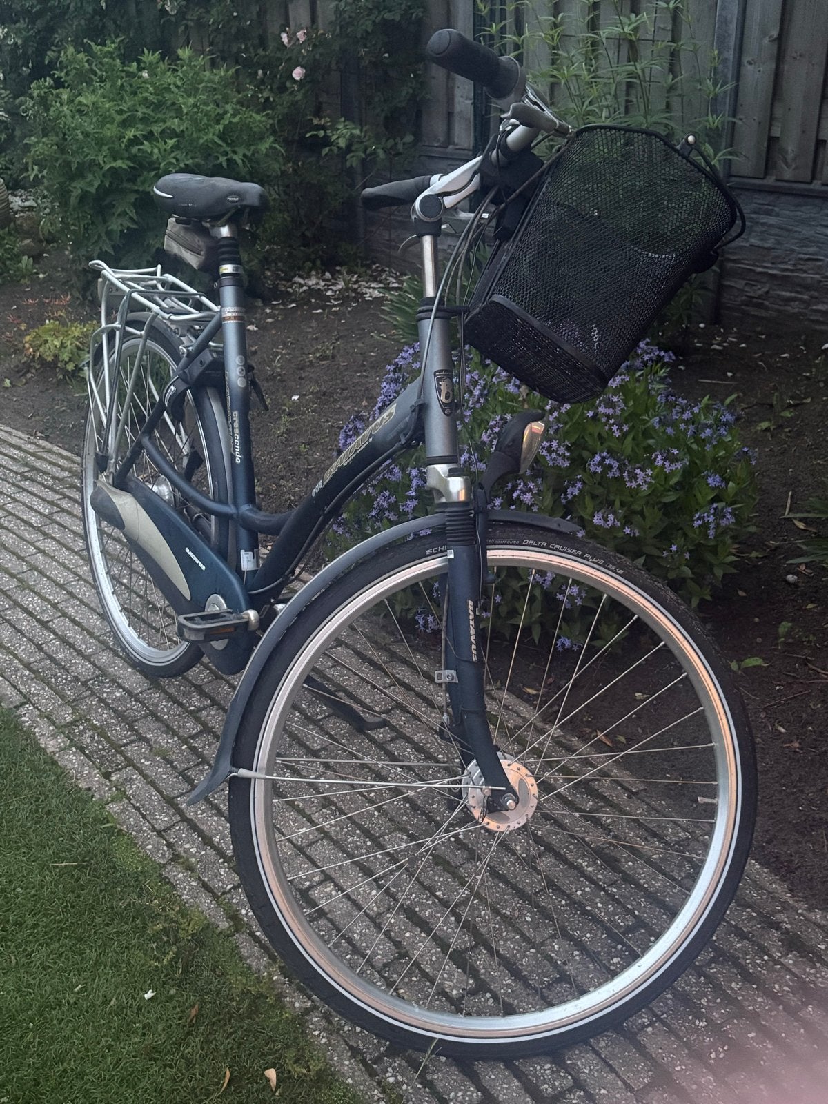 Batavus Crescendo damesfiets met mandje, Ophalen, Gebruikt, Versnellingen, Batavus