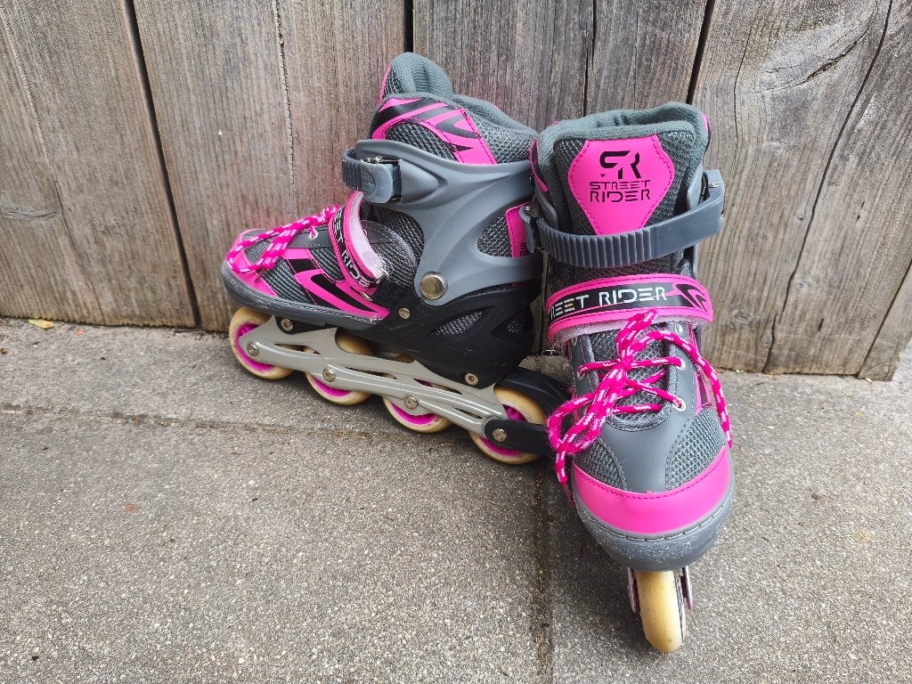Leuke verstelbare inline skates voor kinderen (maat 33-36), Sport en Fitness, Skeelers, Ophalen, Kinderen, Inline skates 4 wielen