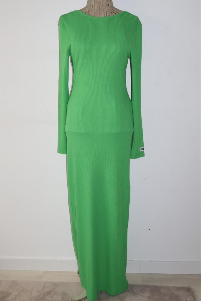 Stieglitz groene lange jurk maat 38 / M, Stieglitz.nl, NL, Stieglitz, Ophalen of Verzenden