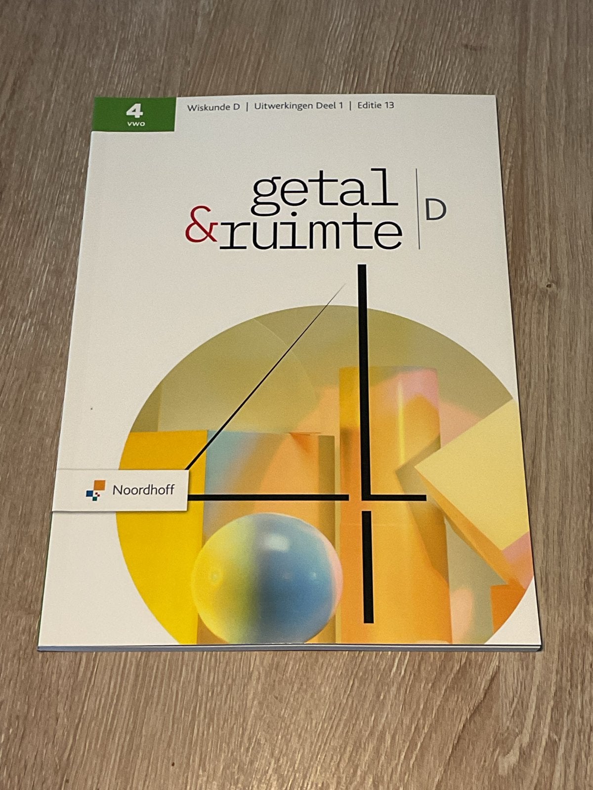 Wiskunde D Getal & Ruimte vwo deel 1 en 2 uitwerkingen, Boeken, Ophalen of Verzenden, Zo goed als nieuw, VWO, Overige vakken