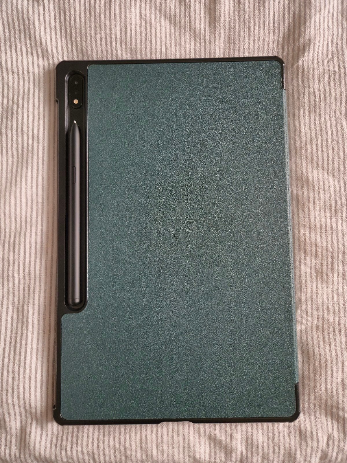 Samsung Tab S8+ 128GB - Krasvrij scherm + S-Pen tips, Ophalen, 12 inch, Zo goed als nieuw, 128 GB