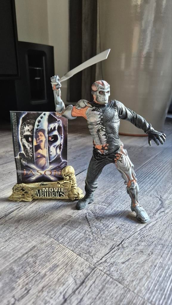 McFarlane Toys Movie Maniacs Series 5 Jason X, Verzamelen, Verzenden, Zo goed als nieuw