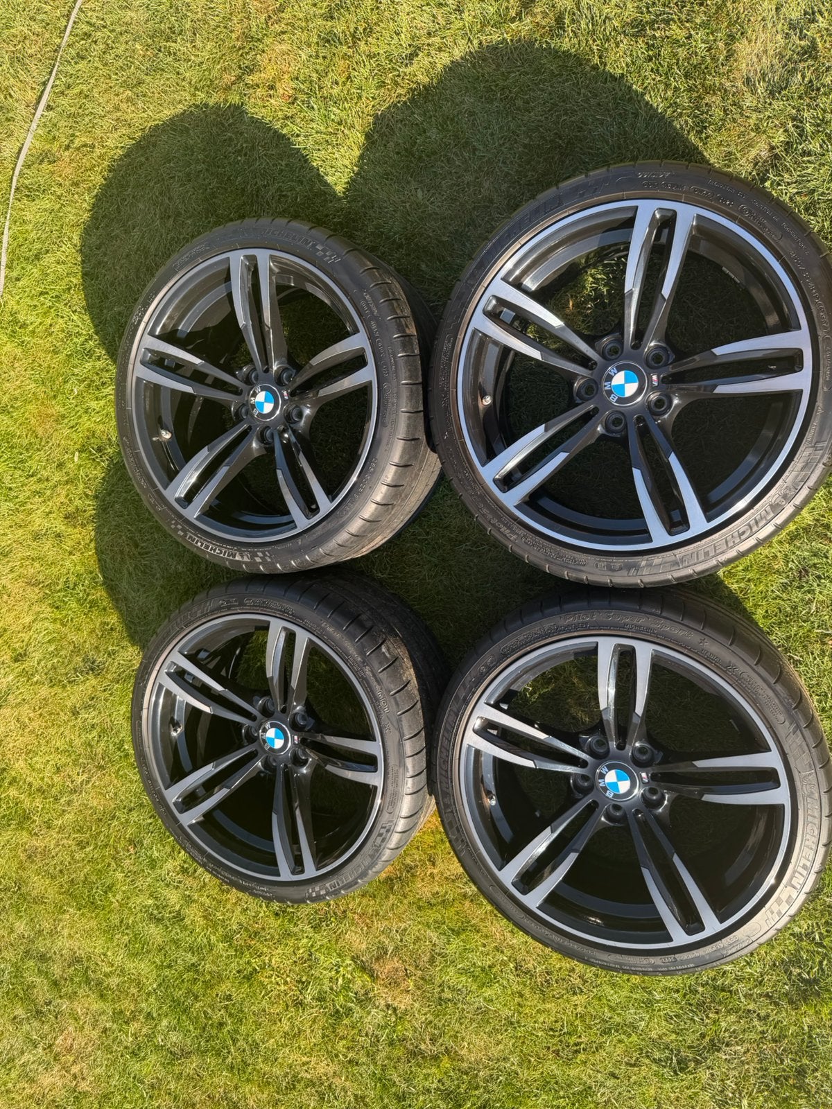 Originele BMW M3/M4 437M 19 inch velgen + banden F80 F82 F83, Auto-onderdelen, 19 inch, 255 mm, Banden en Velgen, Ophalen of Verzenden