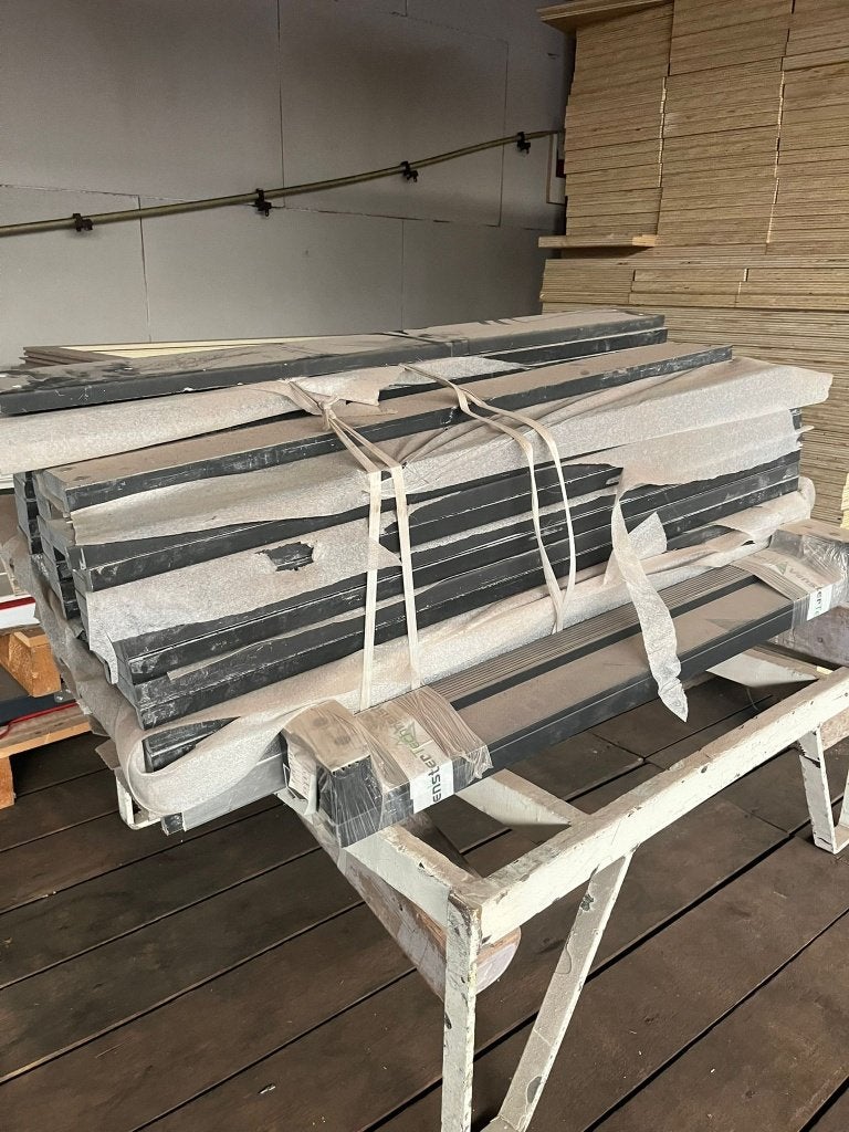 Imitatie hardstenen Dorpels, Doe-het-zelf en Verbouw, Plinten en Afwerking, Ophalen, 100 tot 150 cm, Hardsteen, Overige typen