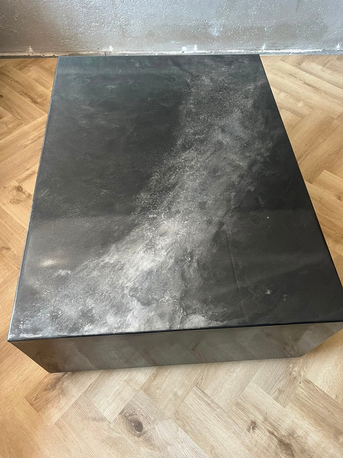 Epoxy Hars Gegoten Salontafel en Eettafel Set., Ophalen, Overige materialen, 50 tot 100 cm, Zo goed als nieuw