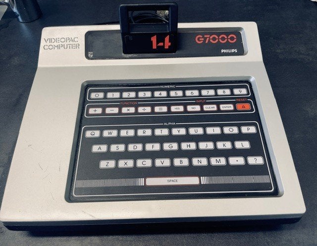 Spelcomputer Philips  G7000, Spelcomputers en Games, Spelcomputers | Overige, Ophalen, Overige merken, Gebruikt
