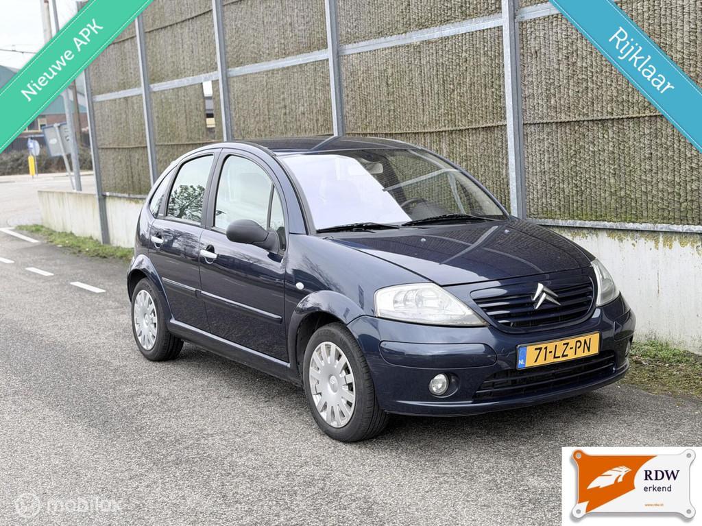 Citroen C3 1.4i Ligne Ambiance NAP/AIRCO/NWE APK/DB RIEM VER, Voorwielaandrijving, Startonderbreker, Blauw, Origineel Nederlands