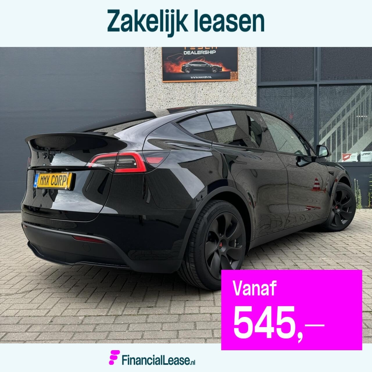 Tesla Model Y Long Range AWD + MMX PACK + IAP, Automaat, 389 pk, Gebruikt, Zwart