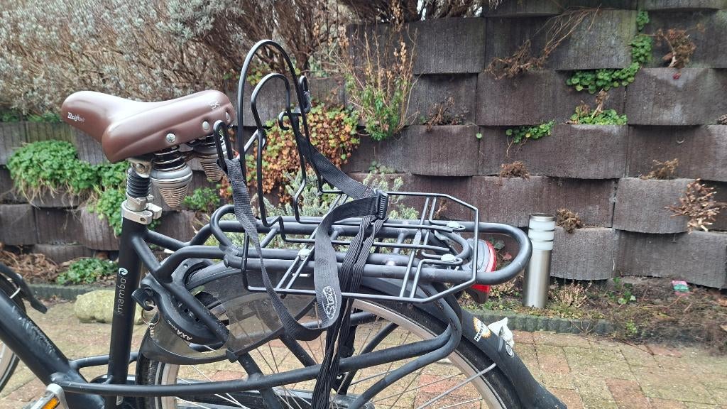 Steco monkey bagagedrager, Fietsen en Brommers, Fietsaccessoires | Bagagedragers, Ophalen of Verzenden, Gebruikt