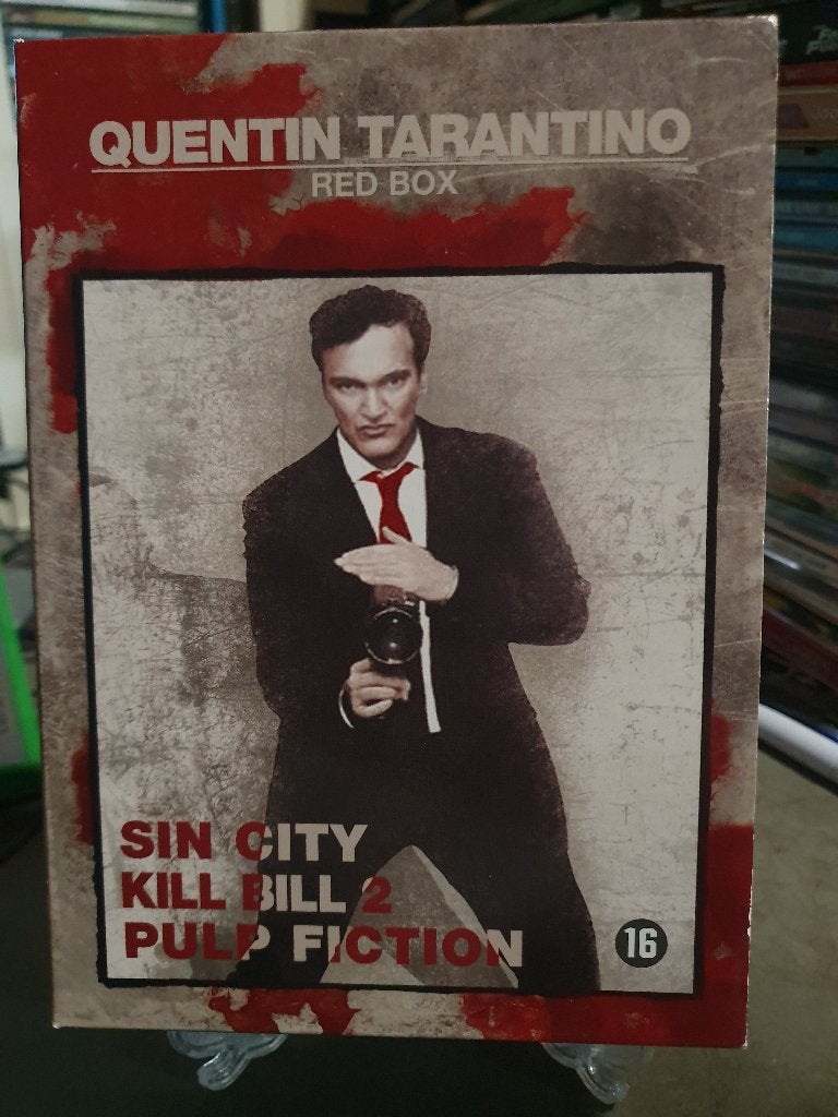 Quentin Tarantino red box 3DVD, Vanaf 16 jaar, Ophalen of Verzenden, Zo goed als nieuw, Actiethriller