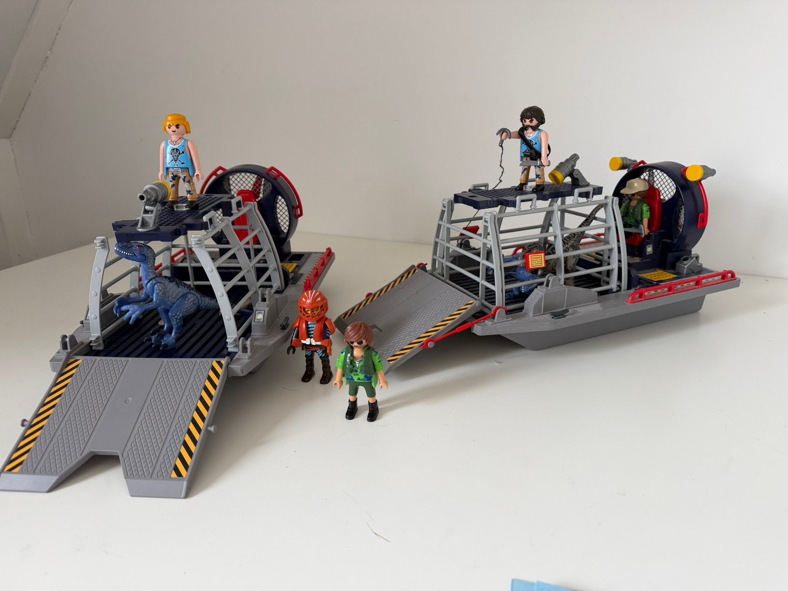 Playmobil dino boot met kooi, Gebruikt, Complete set, Ophalen of Verzenden, Boot/Schip