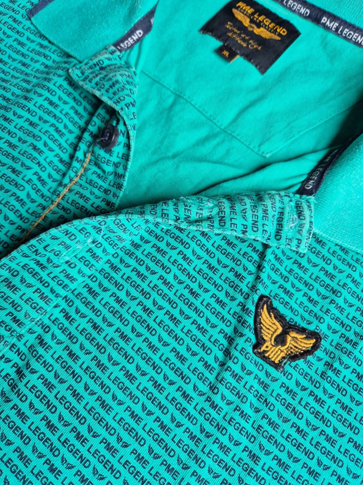 Pme Legend Pall Mall polo shirt prints Maat XL, Kleding | Heren, Polo's, ., Maat 56/58 (XL), Ophalen of Verzenden, Zo goed als nieuw