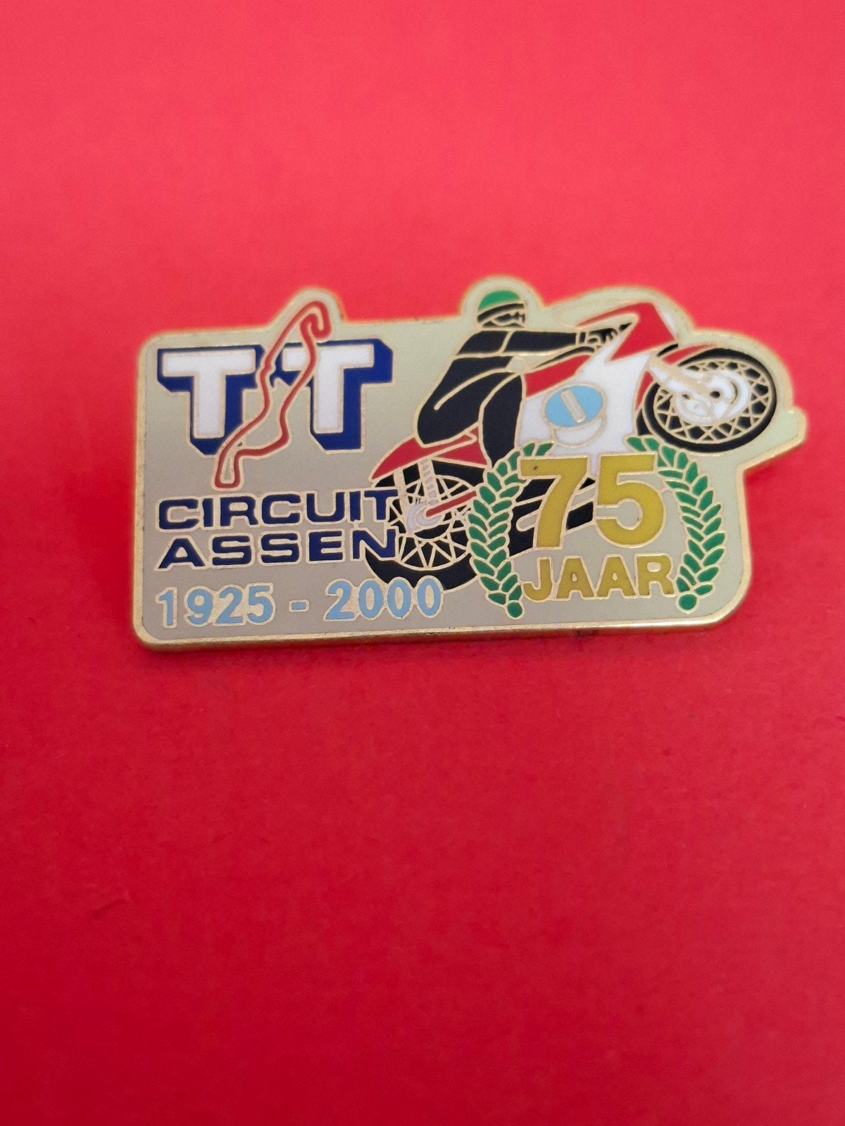 PIN TT ASSEN 75 JAAR 1925-2000, Ophalen of Verzenden, Gebruikt, Sport
