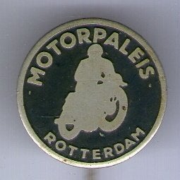 Motorpaleis Rotterdam zilverkleurig speldje ( G_101), Ophalen of Verzenden, Zo goed als nieuw, Transport, Speldje of Pin